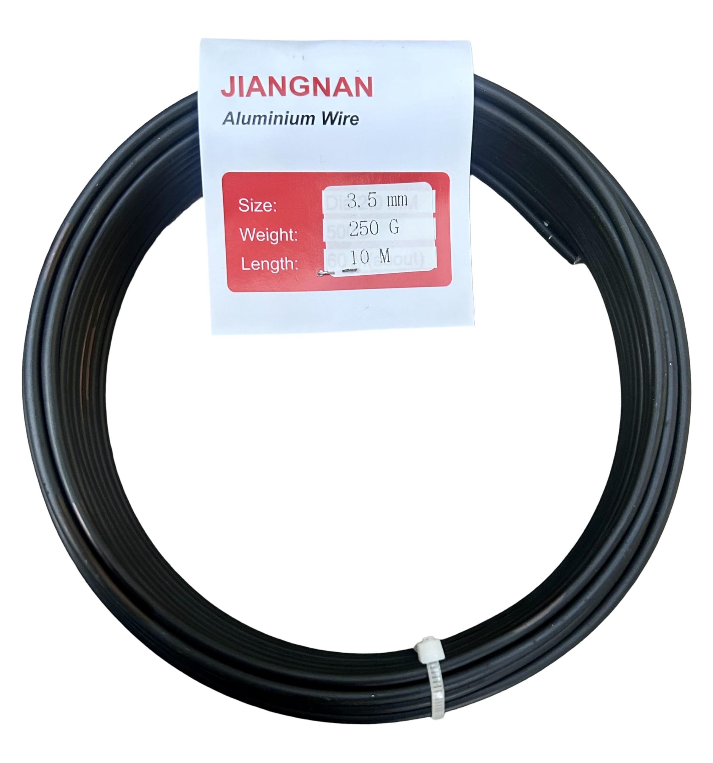 Bonsai2u Bonsai Tree Anodized Aluminium 3.5mm Professional Bonsai Training Wire 250g Large Roll (10 Metres) - Choose Your Size - (3.5mm, Dark Brown/Black)