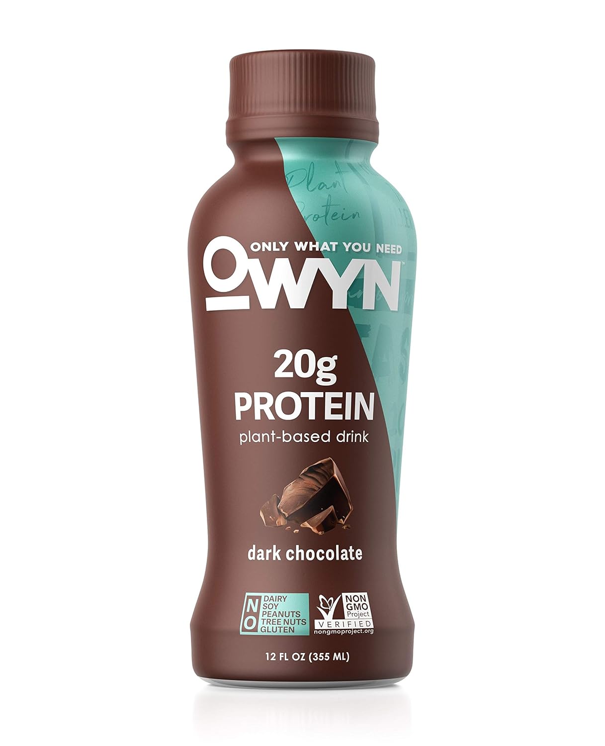 Owyn Vegan Protein Shake Dark Chocolate 12 Fl Oz Pack Of