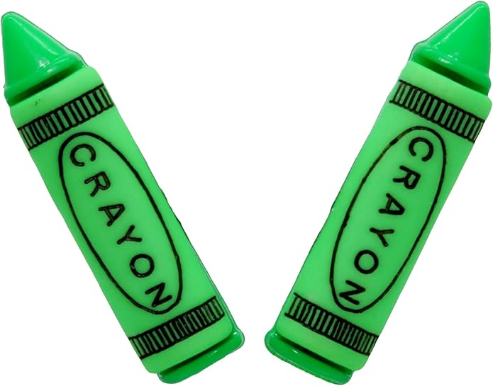 Bluebubble COLOUR MY WORLD Emerald Green Crayon Stud Earrings With Gift