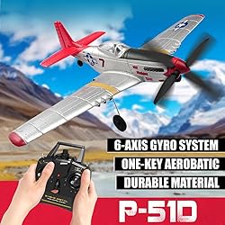 P51D RC Plane 4-CH RC Airplane Ready to Fly Park