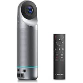 KanDao Meeting PRO 2 AI Conference Camera System with 4K HDR | 360&deg; Speaker-Tracking, 8 Noise-Canceling Mics, Real-Time Translations, Meeting Summary, Content Recap,Works with Zoom, Teams
