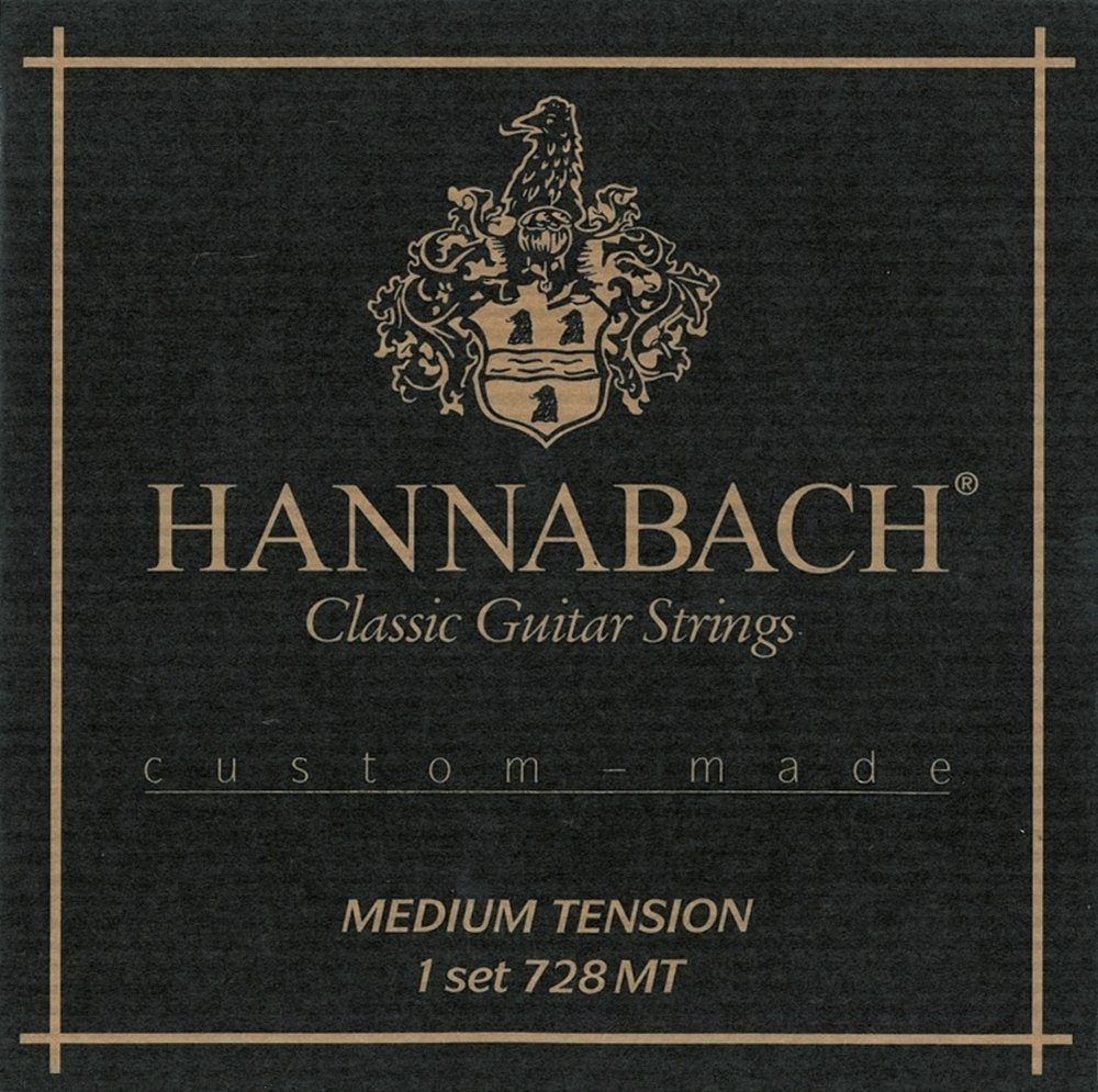 Hannabach Classical Guitar Strings Series 728 Medium Tension Custom Made - 3 String Treble Set - 7288MT