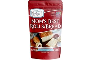 Mom's Place Gluten-Free Best Rolls & Bread Mix - Dairy Free, Nut Free, Soy Free, Corn Free, NON GMO, Preservative Free, 19 oz
