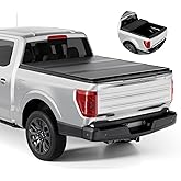 Tono King FRP Hard Tri-fold Tonneau Cover Fold Truck Bed Covers Compatible with 2015-2026 Ford F150 | F150 Lightning 5' 5" Bed (66")