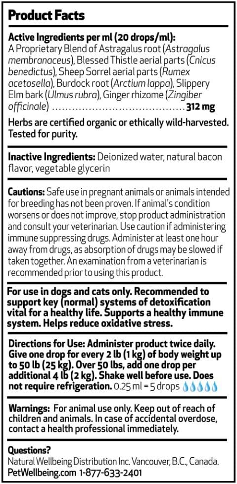 Pet Wellbeing Life Gold for Cats, Supports Detoxification & Healthy Immune Defenses, Astragalus, Burdock, Sheep Sorrel - Image 3