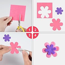 BOUBONI 20 Pcs Soft Felt Fabric Sheet 8" x