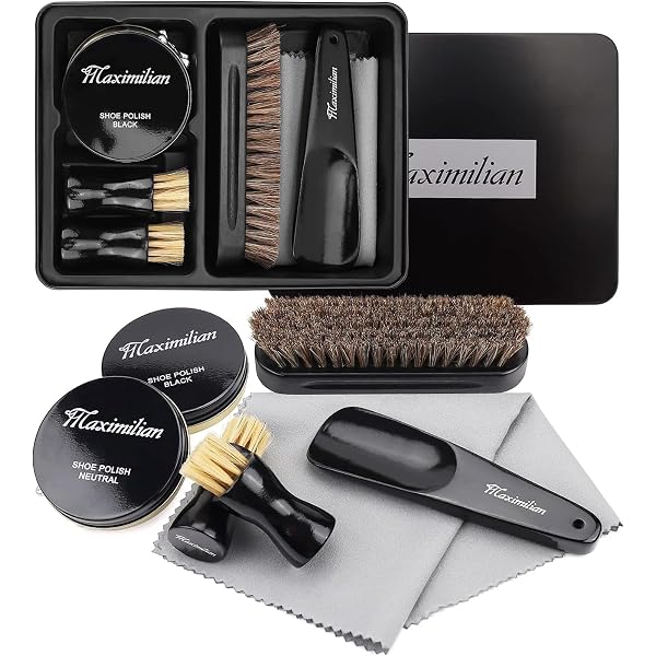 Kit Completo De Cuidado Y Brillo Para Zapatos De Cuero: Limpieza Y Protección Fácil