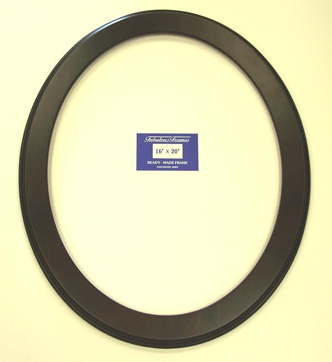 Oval Mahogany Picture Frame 16x20 with Glass Other Products