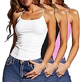 ANYOCEAN Multi-Pack Womens Camisole Soft Knit Casual Fitted Sleeveless Tank Top