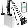 WiFi 3-Phase Clamp Meter, Smart Home Energy Monitor with 3 80A Circuit Level Sensors | Real Time Electricity Monitor/Meter