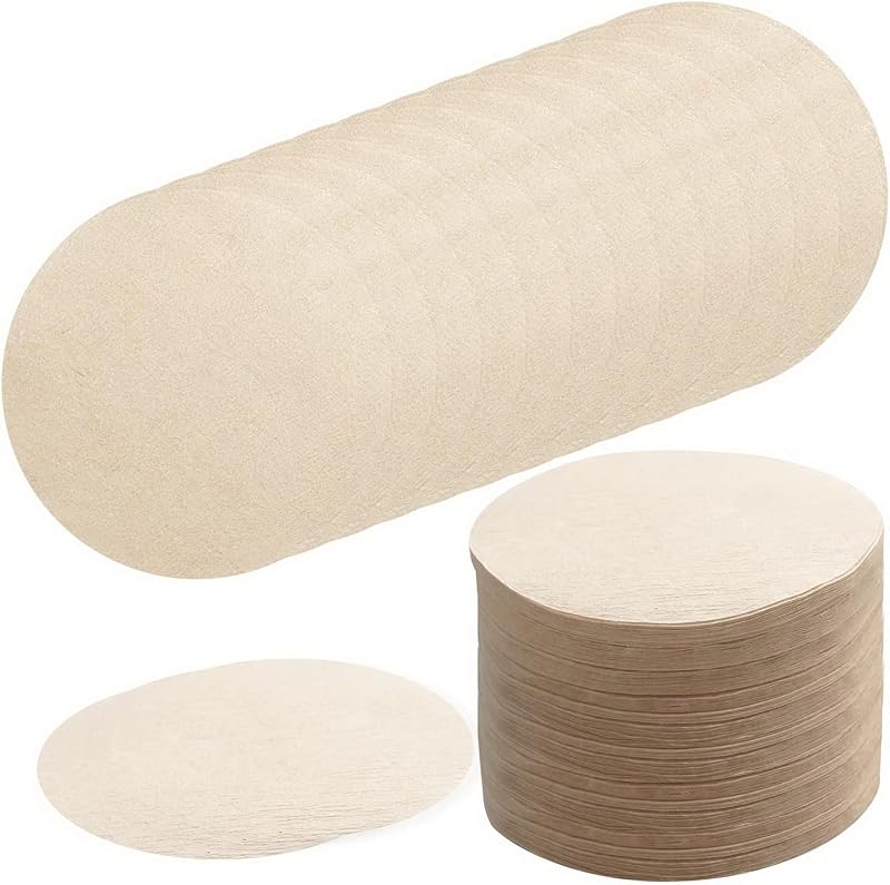 Yafe 600 PCS Unbleached Coffee Filter Papers 64mm Aeropress Natural Brown