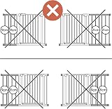 hauck 21 cm Safety Gate Extension Dark Grey with Connectors for Pressure Fit view 6