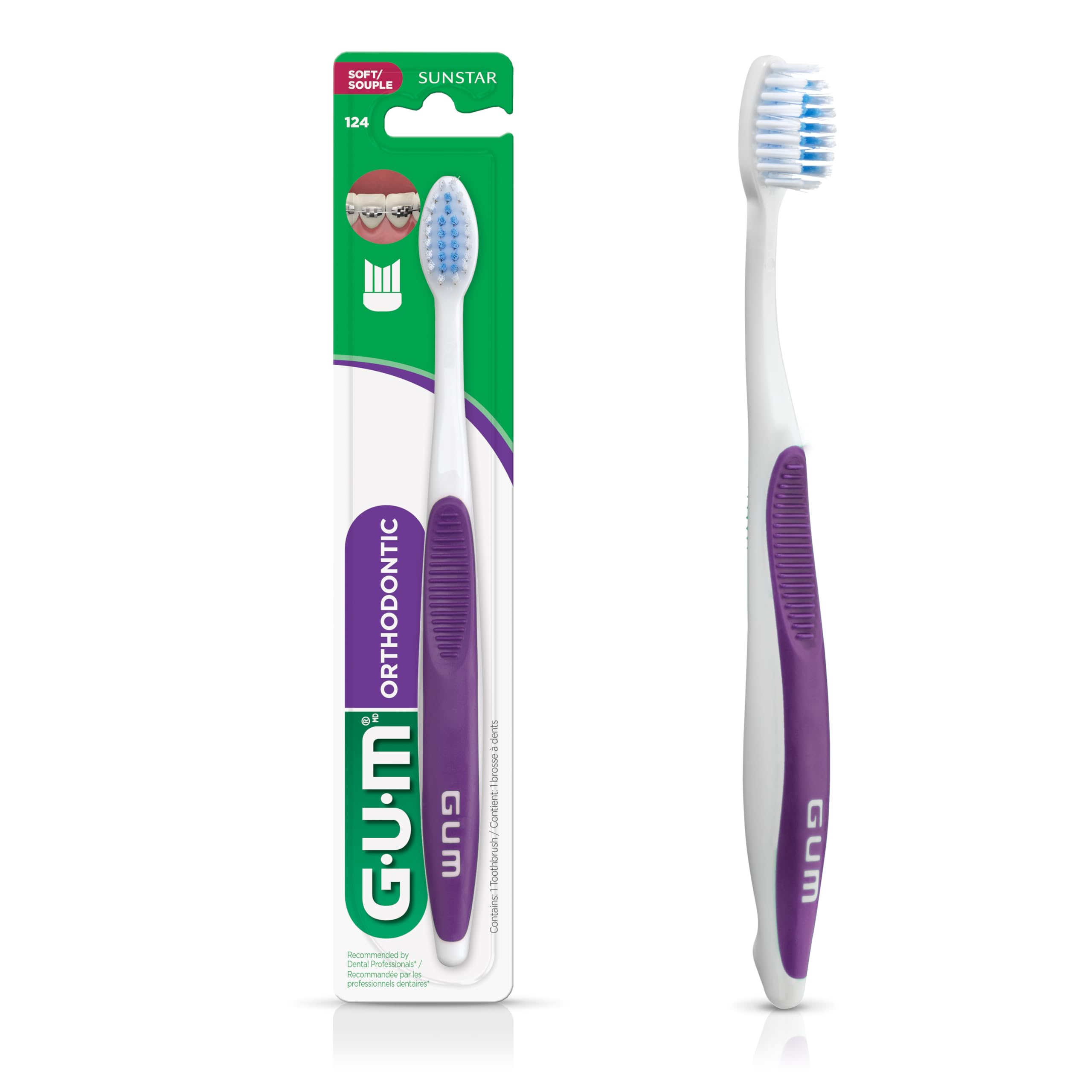 Gum 124 Orthodontic Brush