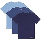 Calvin Klein Kids Boys' Short Sleeve Cotton Crewneck T-Shirt Multipack