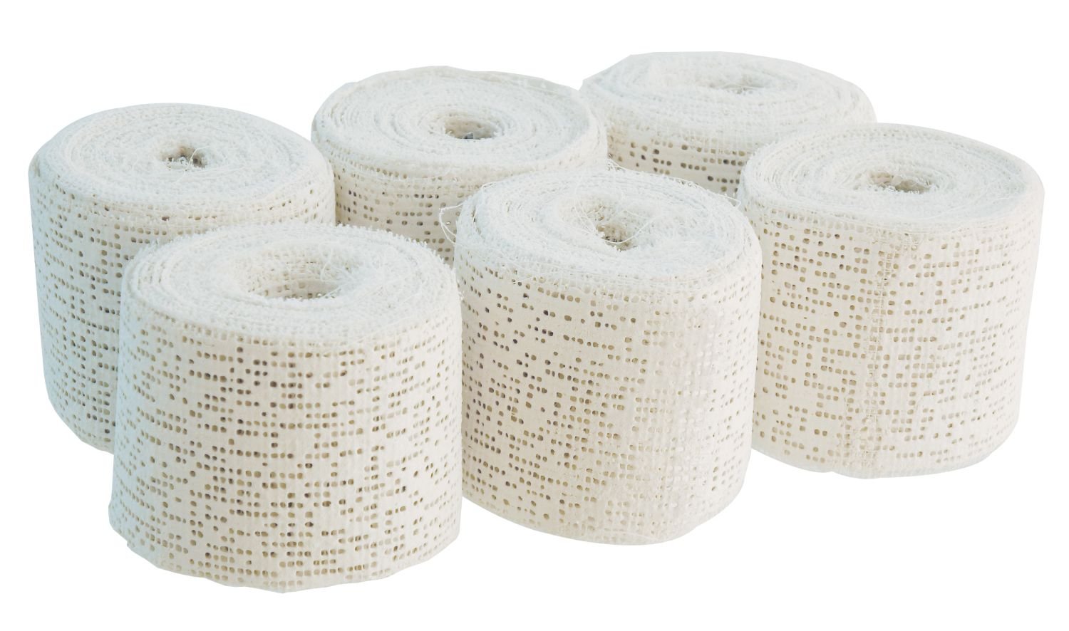 Bieco 76000009 Plaster Bandages for Baby Belly Imprint, 6 Rolls, White