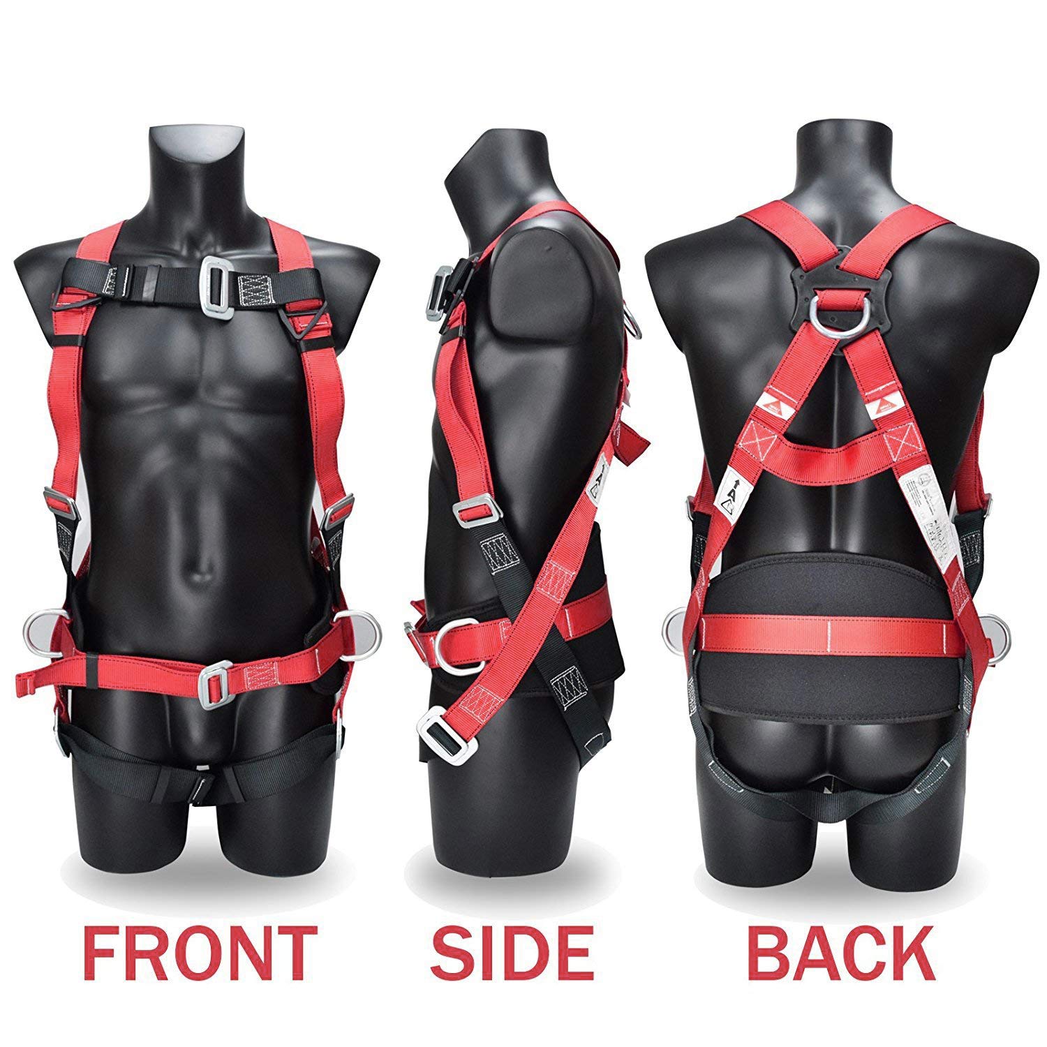 DCM Fall Protection Full Body Safety Harness Belts Kit With Single