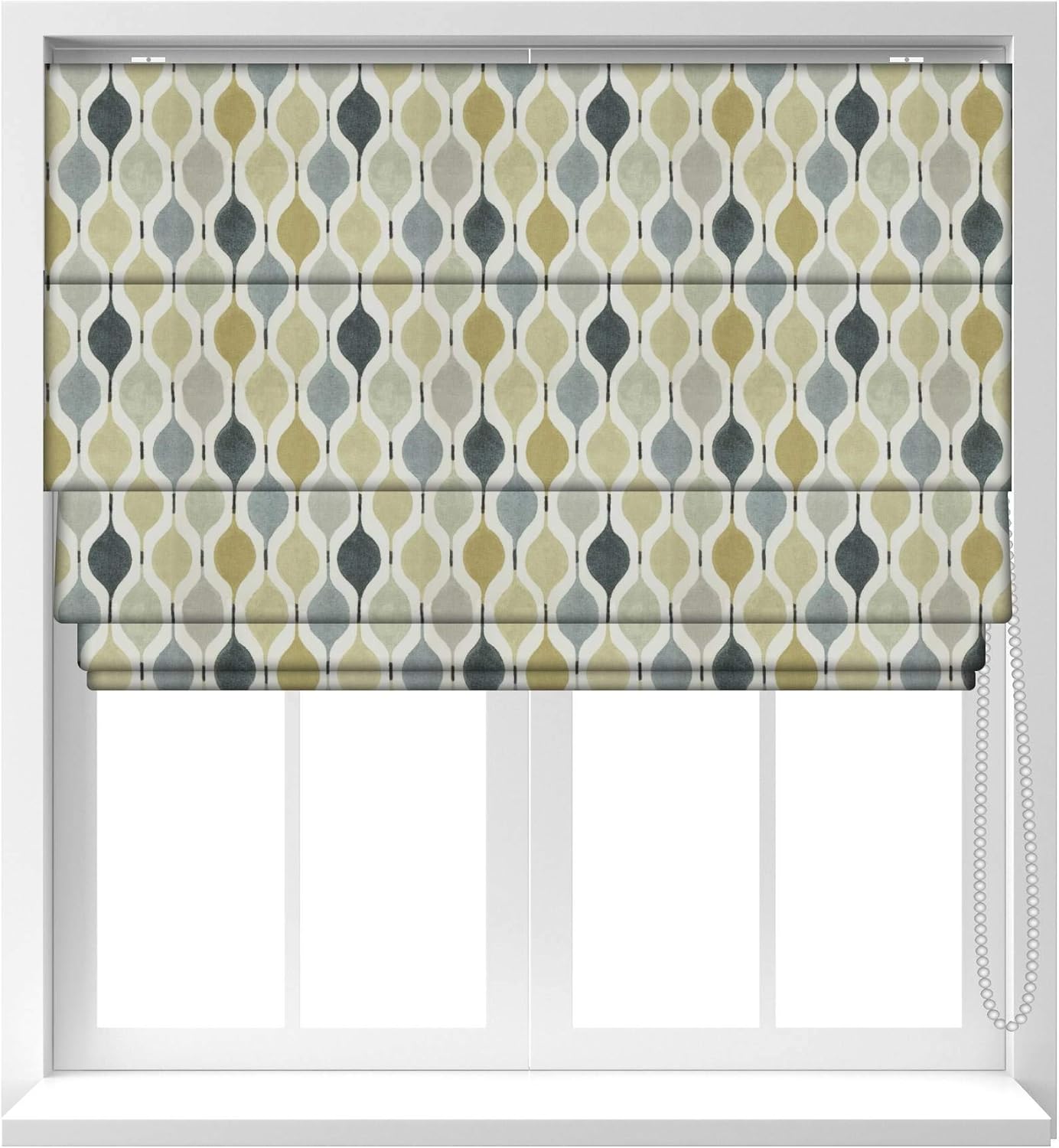 Swift Direct Blinds Made to Measure Roman Blind Verve Linen custom made in 20 size ranges