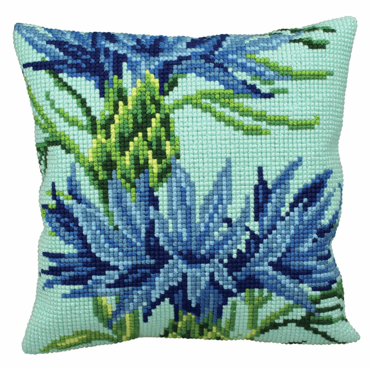 Collection D'Art CD5132 Cross Stitch Cushion: Blueberry, Gold, 40 x 40cm — image 1