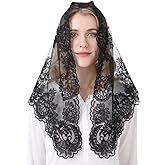 Lace Veil Mantilla Catholic Church Chapel Veil Head Covering Latin Mass