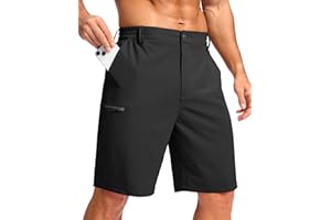 G Gradual Men's Casual Shorts 7"/ 9" Lightweight 4 Pockets Stretch Quick-Dry Summer Shorts for Golf Work Hiking Trips