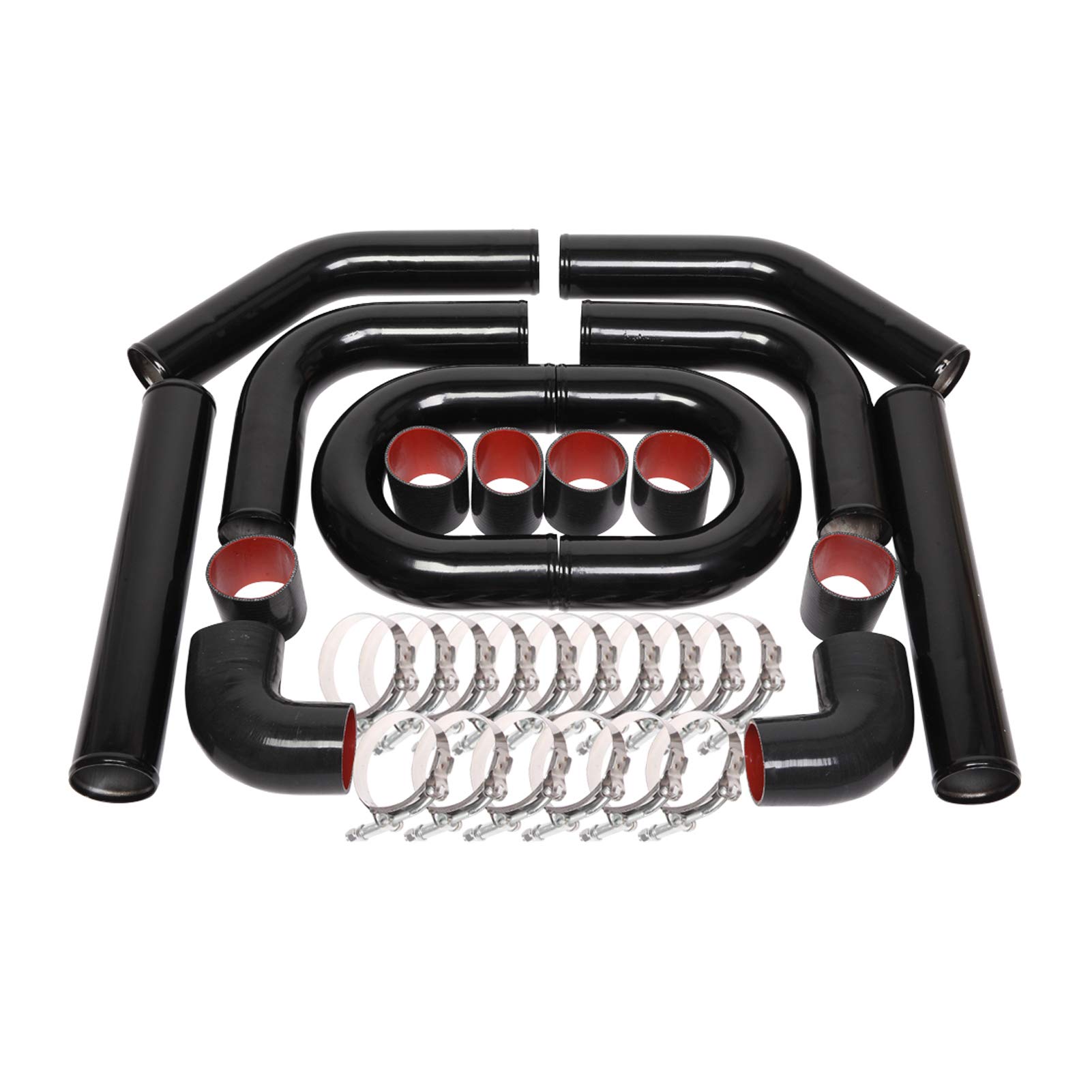 Turbos, Nitrous, Superchargers 3" Jdm Aluminum 8Pcs Turbo Intercooler