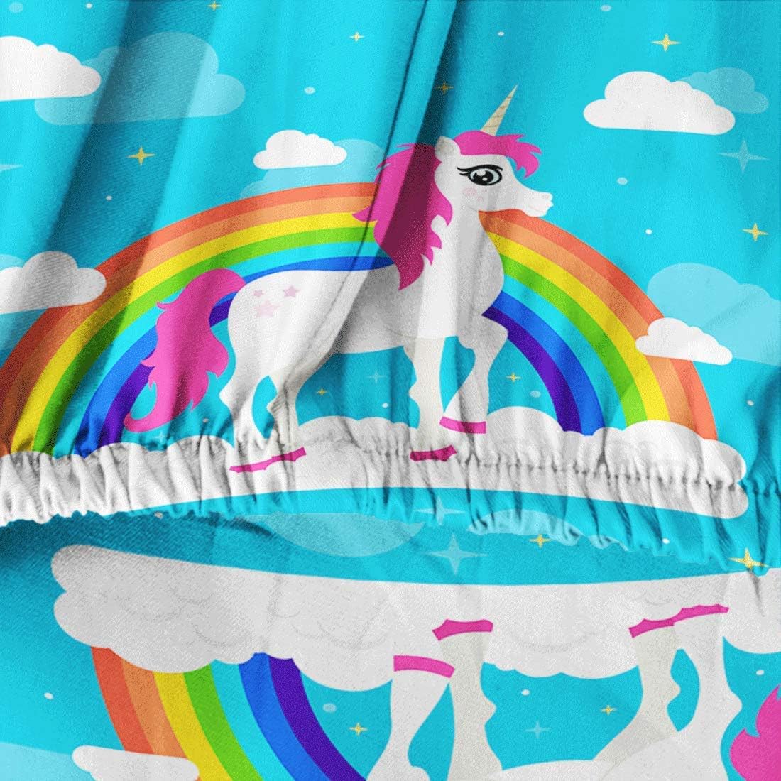 unicorn fitted sheet single
