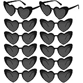 NACHLYNN 4/12/24 Pairs Heart Shaped Sunglasses Bachelorette Sunglasses Love Vintage Heart Glasses for Women Party Weddings