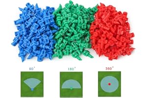 La Farah 150pcs 90/180/360 Degree Polyethylene (PE) Micro Sprayer Refraction Automizing Sprinkler Nozzle Irrigation System Garden Lawn Plant Irrigation Water Sprinkler