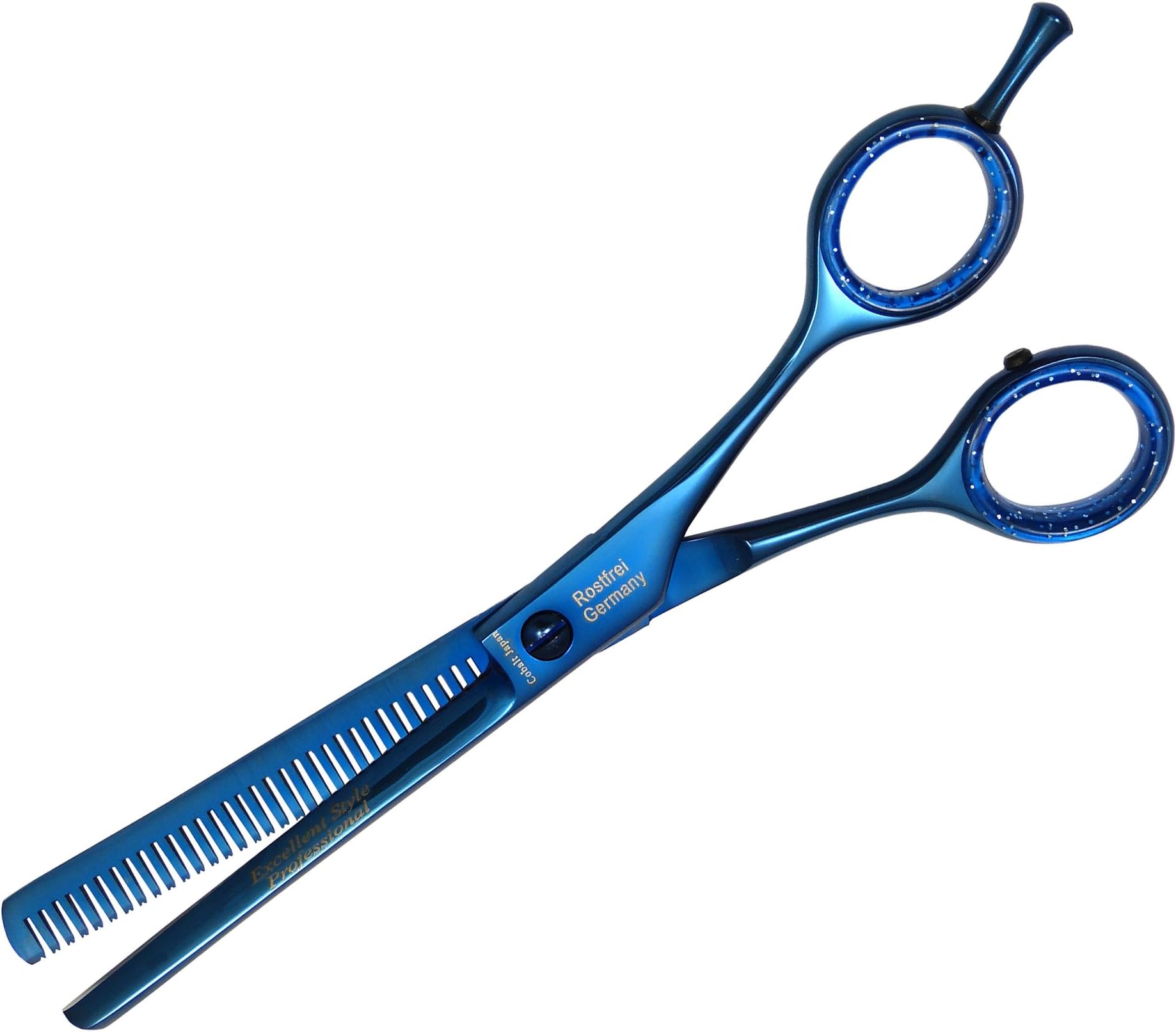 Professional Modelling Scissors 5.5 Inches with Cobalt Coating and 30 Teeth