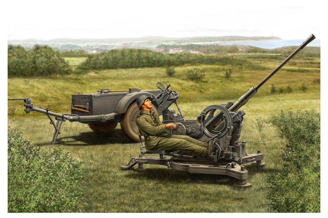 Hobbyboss 80148 "Flak 38 Late Version/Sd. Ah 51" Model kit, 1:35 Scale