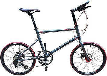 Amazon ミニベロ ダブルディスクブレーキ Trinx トリンクス Shimano8速 軽量 アルミフレーム Z5 グレーメタリック インチ 完成車 防犯登録 トリンクス Trinx 小径車 ミニベロ