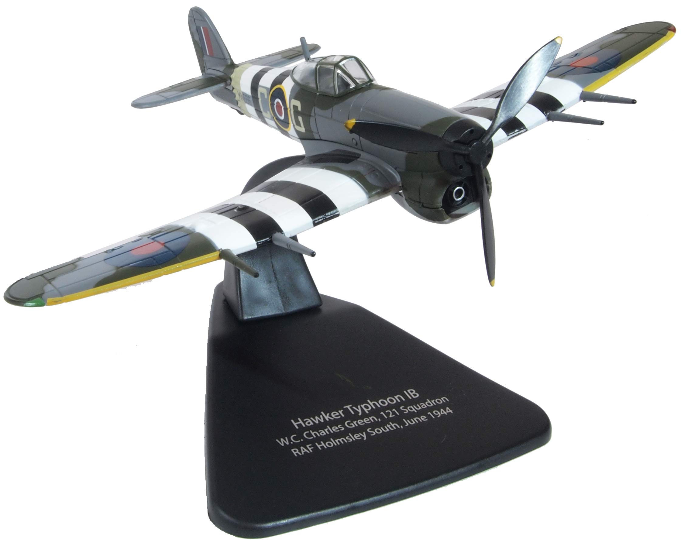 Oxford Diecast 1:72 121 Wing RAF Holmsley South 1944 Hawker Typhoon Mk1 Collectable model AC100