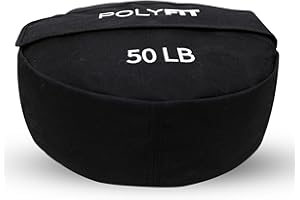 Polyfit Strongman Sandbag - Heavy Duty Workout Sand Bag for Weight & Strength Training - Sand not Included
