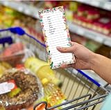 Thboxes 3 Pack Magnetic Shopping List Pad Fridge 180 Sheets Floral Style view 6