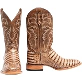 Cody James Men's Men'S Caiman Belly Western Boot Broad Square Toe - Bb90