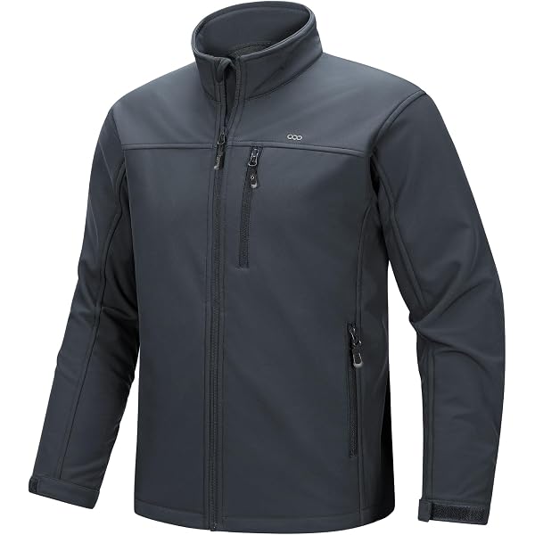 33,000ft Men's Lightweight Softshell Jacket Warm Fleece Lined