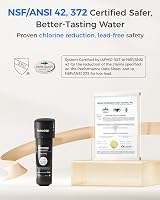 Waterdrop 10UB-B Under Sink Filter with Matte Black Faucet NSF 42 11000 Gallons view 4
