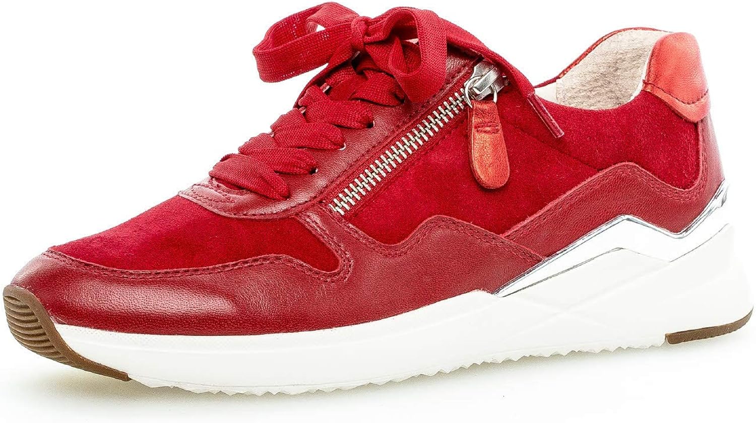 gabor red court shoes