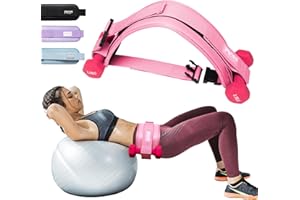 Hip Thrust Belt, Pixel Panda Hip Thrust Band, Portable Hip Thrust, Easy to Use with Dumbbells Kettlebells Plates, Hip Thruster for The Gym Home Workout