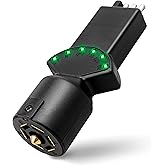 Oyviny 7 Way Blade & 4 Pin Trailer Light Circuit Tester with LED Indicators 6 Function Light Tester for RV Truck Vehicle Side Trailer Socket Tester