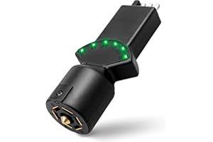 Oyviny 7 Way Blade & 4 Pin Trailer Light Circuit Tester with LED Indicators 6 Function Light Tester for RV Truck Vehicle Side Trailer Socket Tester