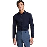 EXPRESS Men’s Everyday Performance Dress Shirt – Slim Fit Stretch Solid Button-Up, Moisture-Wicking, Wrinkle Resistant