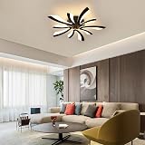 Comely LED Ceiling Lamp 50W 5625LM 72cm Warm White 3000K Black view 2