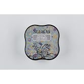 Tsukineko SZMID-34 StazOn Midi Ink Pad, Cloudy Sky