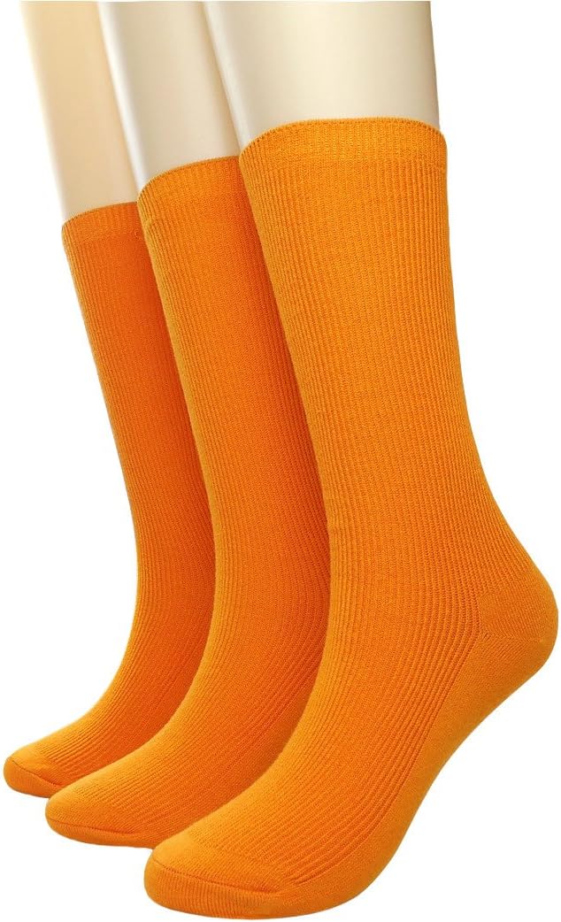 Women's Pure Color Simple Sock Soft Comfort Casual Cotton Crew Socks