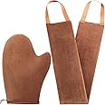 2 in 1 Self Tanning Mitt Applicator kit Self Tan Mit Self Tanner Mitt and Back Lotion Applicators for Your Back, Self Tan Mitt, Back Applicator Mitt for Self Tanner, Ultra Soft and Streak Free