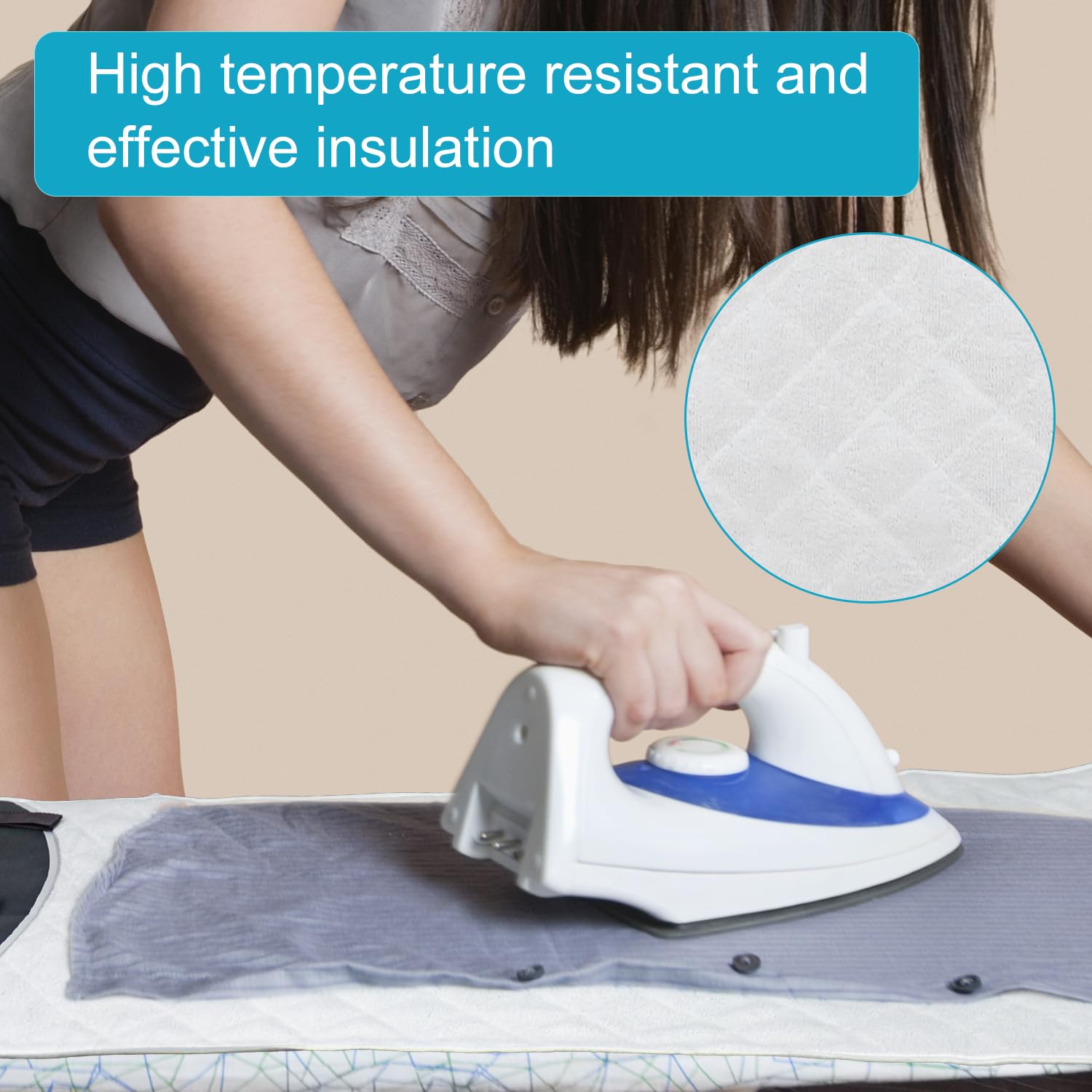 Over The Door Steamer Pad,Door Press Pad For Steamer Stand For Clothes,Portable Ironing Mat For Traveling