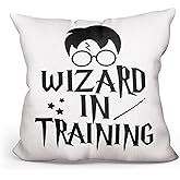 Tuilia Funny Library Quotes Throw Pillow Cover Cute Pillow Case Linen Pillowcase Cushion Case Home Decor Gifts - 18x18 Inch Brown