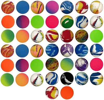 SHATCHI 15 Pack 20mm Bouncy Balls Kids Party Favors Unisex Toys