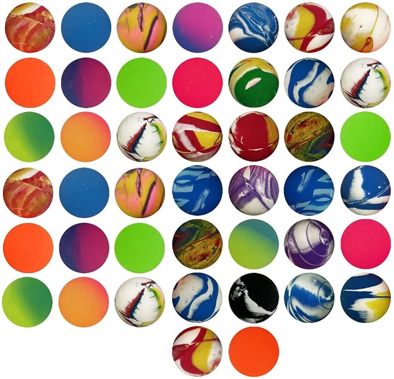 SHATCHI 15 Pack 20mm Bouncy Balls Kids Party Favors Unisex Toys